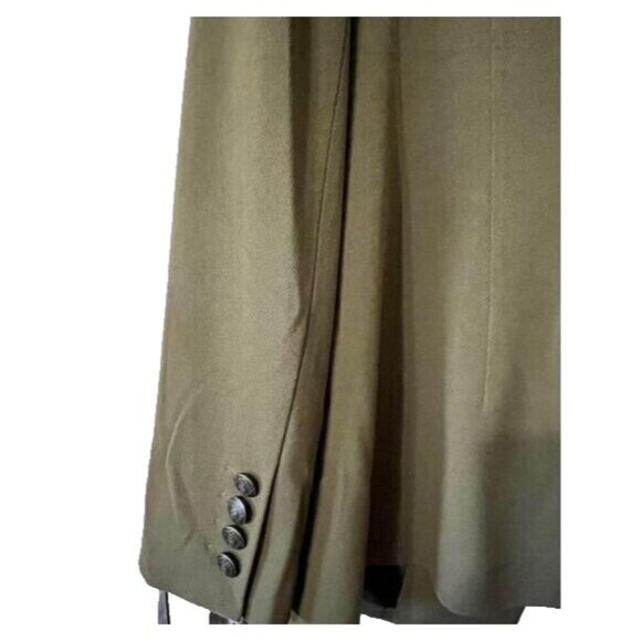 Rachel Roy Military Style Army Green Blazer Jacket Plus Size 18W - Picture 7 of 8